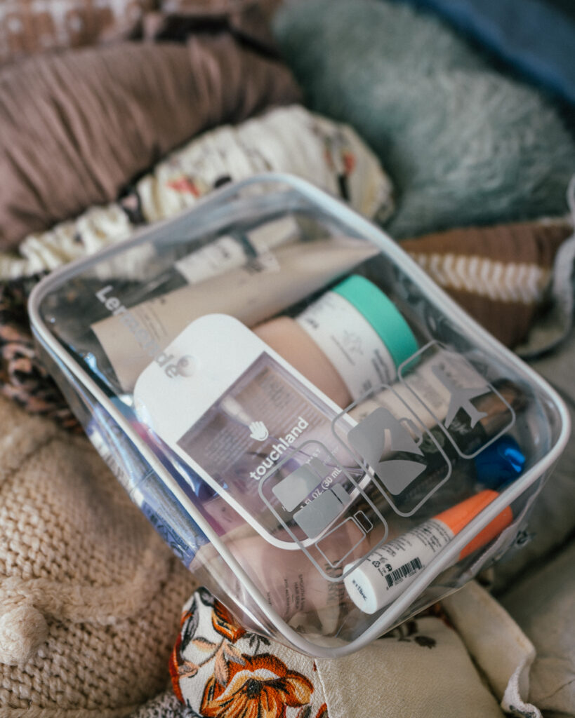 Travel size must-haves w/ a savable checklist + my new FAVE find