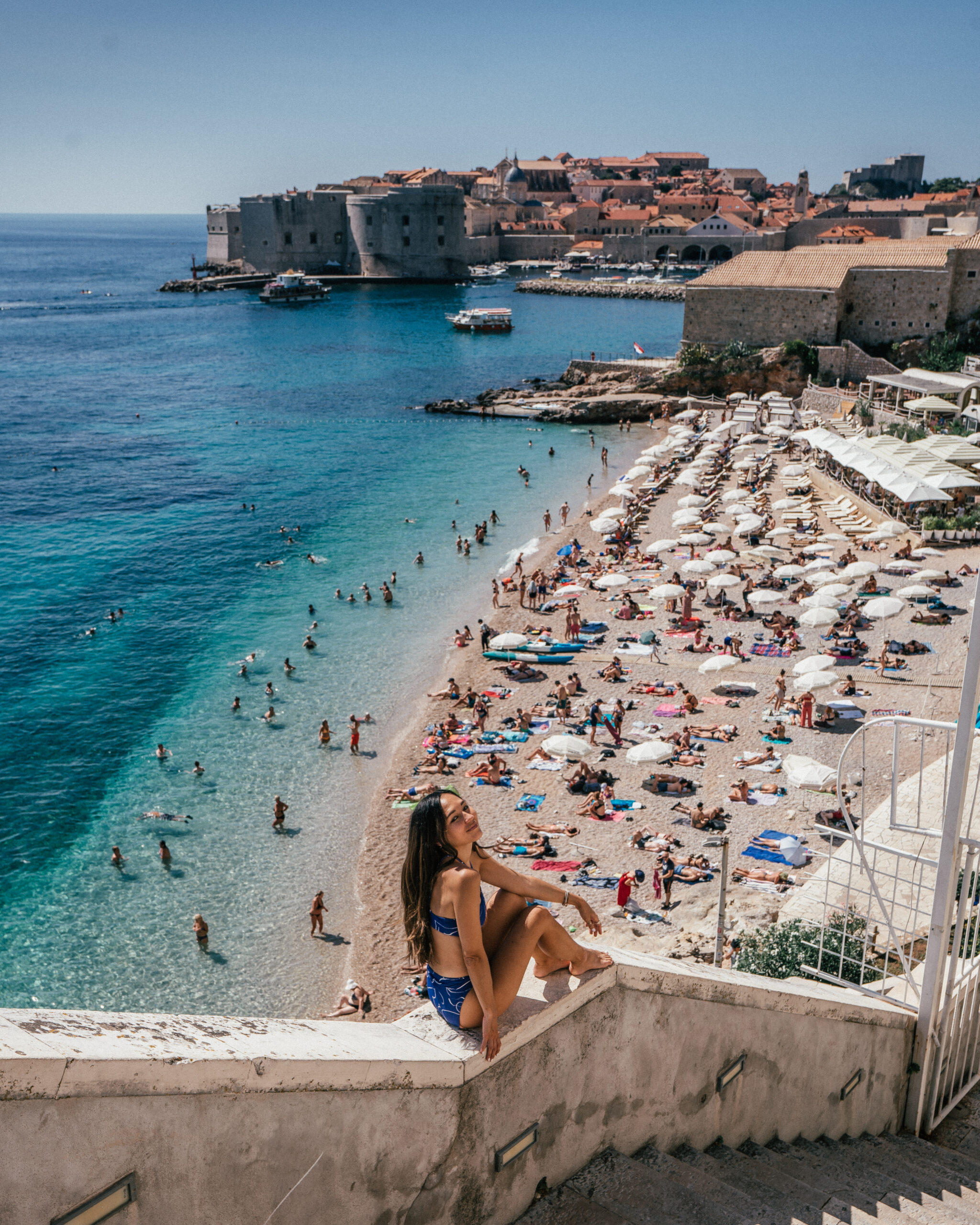 Banje Beach, Dubrovnik, Croatia