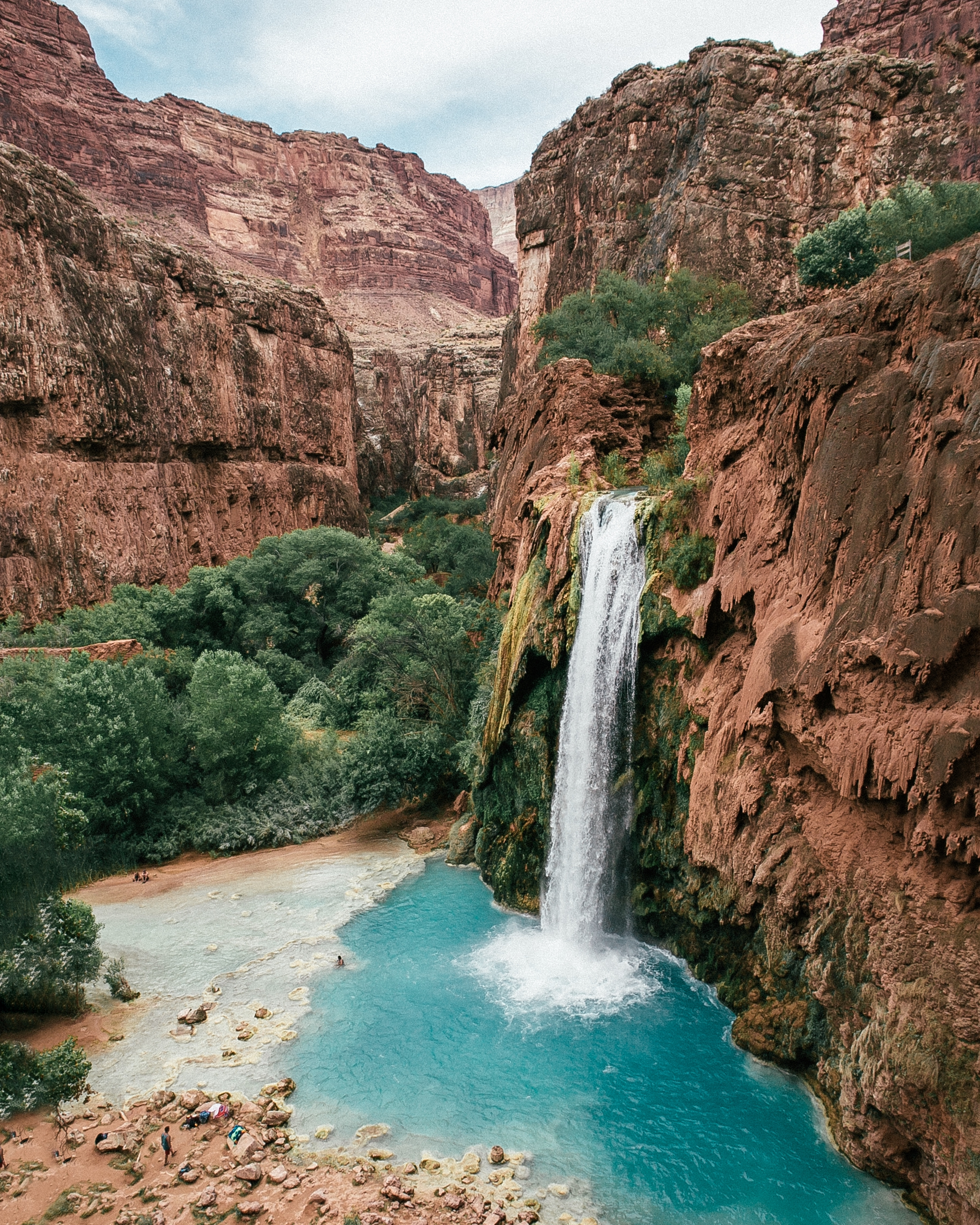 A complete guide to hiking Havasupai including permits, lottery information, waterfalls, campsites, hiking tips and more.