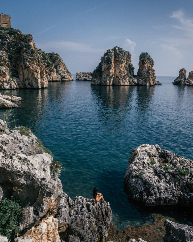 The ultimate guide to Scopello, Sicily including the best beaches, viewpoints, day trips, restaurants, hotels and more.