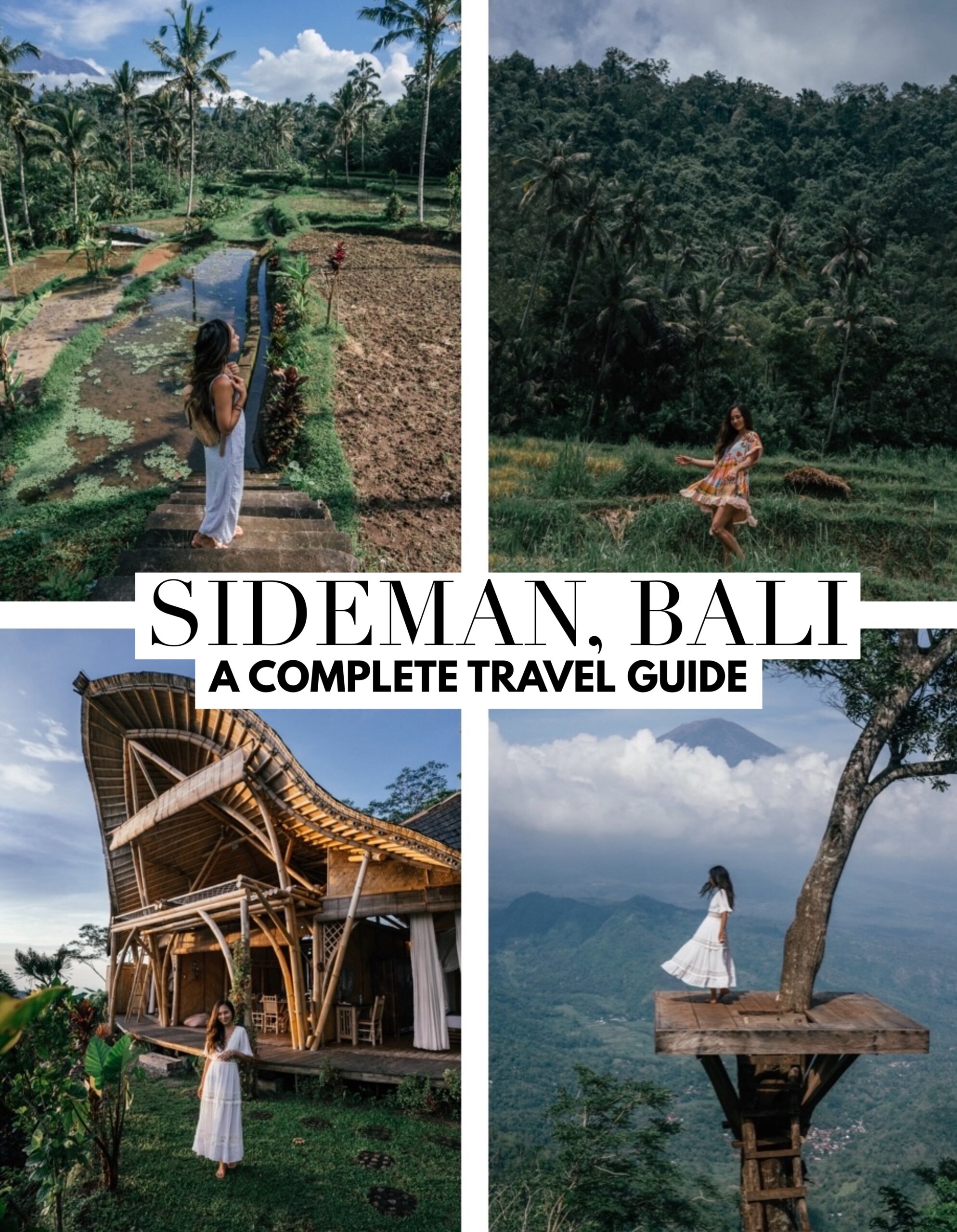 The ultimate travel guide to Sideman, Bali including the best hikes, Mount Agung viewpoints, temples, hotels, restaurants and more. 