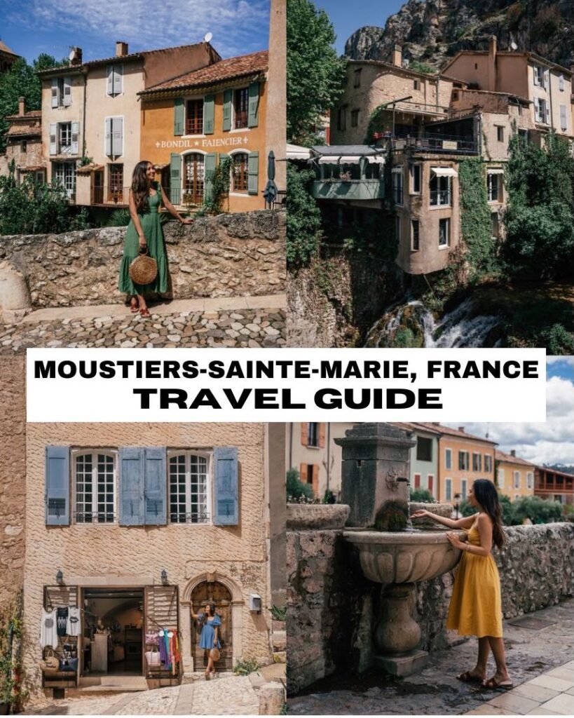 A complete travel guide to Moustiers-Sainte-Marie in the Provence region of France. 