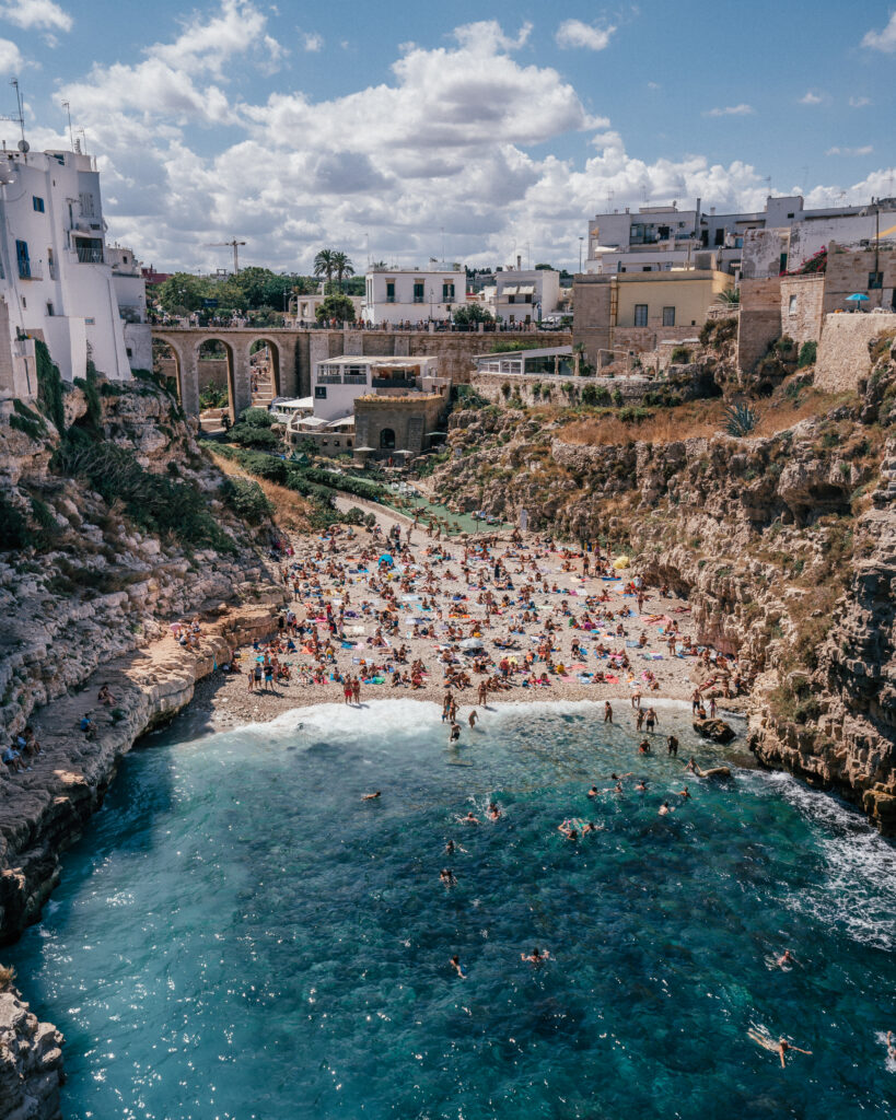 A complete travel guide to Polignano a Mare in Puglia, Italy including the best places to visit, beaches, viewpoints, photo locations, hotels, restaurants and more.