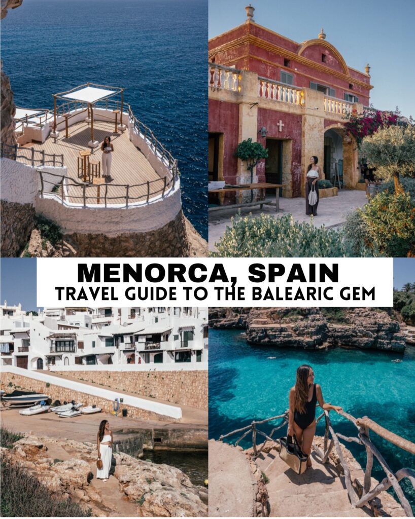 A complete guide to the island of Menorca in Spain including the best beaches, calas, towns, hotels, restaurants, cliff bars and more.