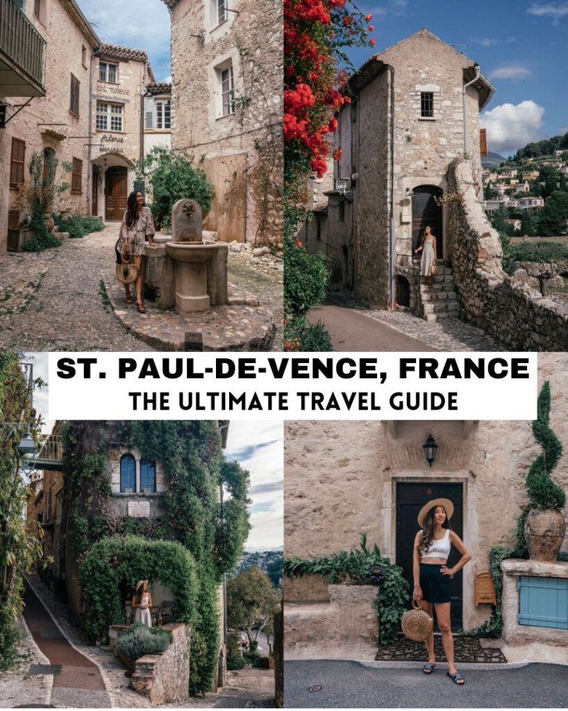 A complete travel guide to St. Paul de Vence, France included the best places to visit, viewpoints, hotels, Airbnbs, restaurants, travel tips and more. 