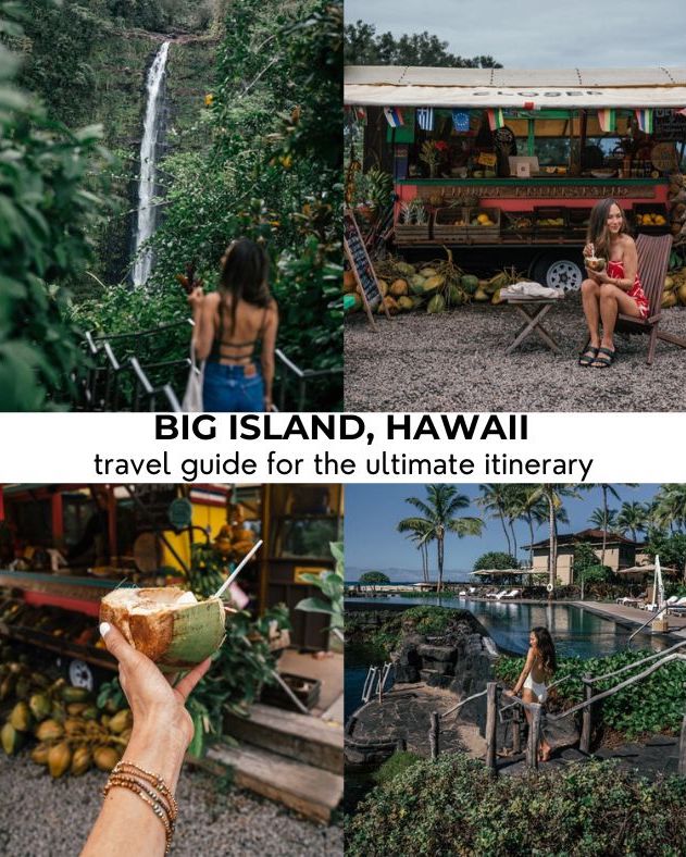 A complete guide to a week on the Big Island of Hawaii including the best beaches, waterfalls, hike, resorts, restaurants and more.