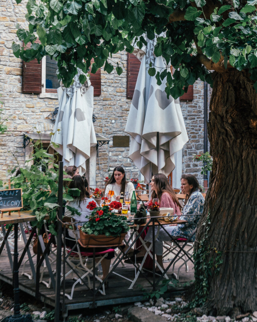 The ultimate seven day itinerary and travel guide for Istria Croatia including stops in Rovinj, Pula, Motovun, Hum, Bale, Grozjan, Brsec and Kamenjack National Park.