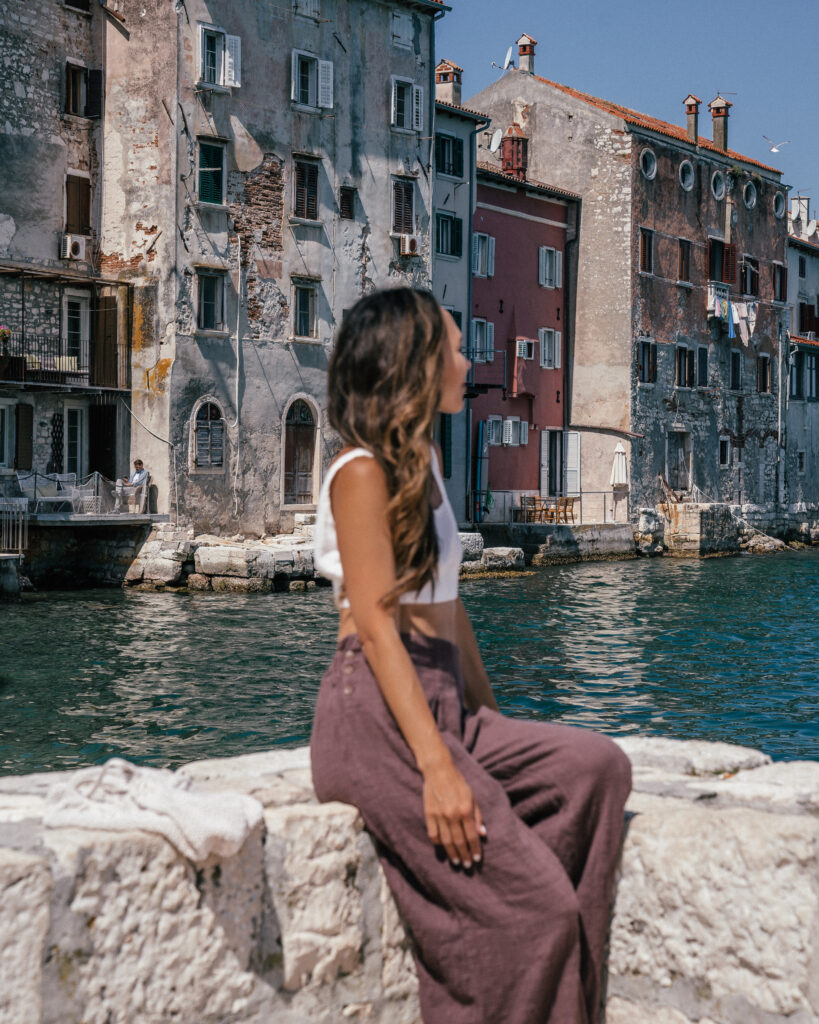 The ultimate travel guide to Rovinj, Croatia including the best places to visit, beaches, viewpoints, Istria day trips, hotels, cliff bars, restaurants and more.