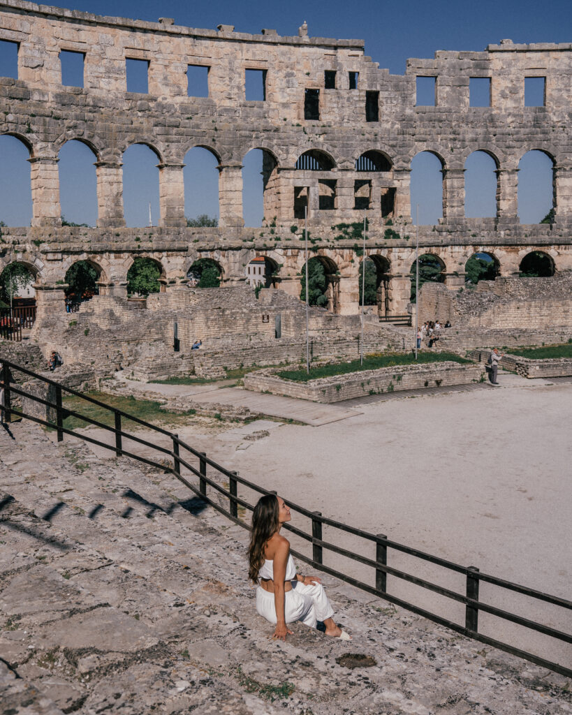The ultimate seven day itinerary and travel guide for Istria Croatia including stops in Rovinj, Pula, Motovun, Hum, Bale, Grozjan, Brsec and Kamenjack National Park.
