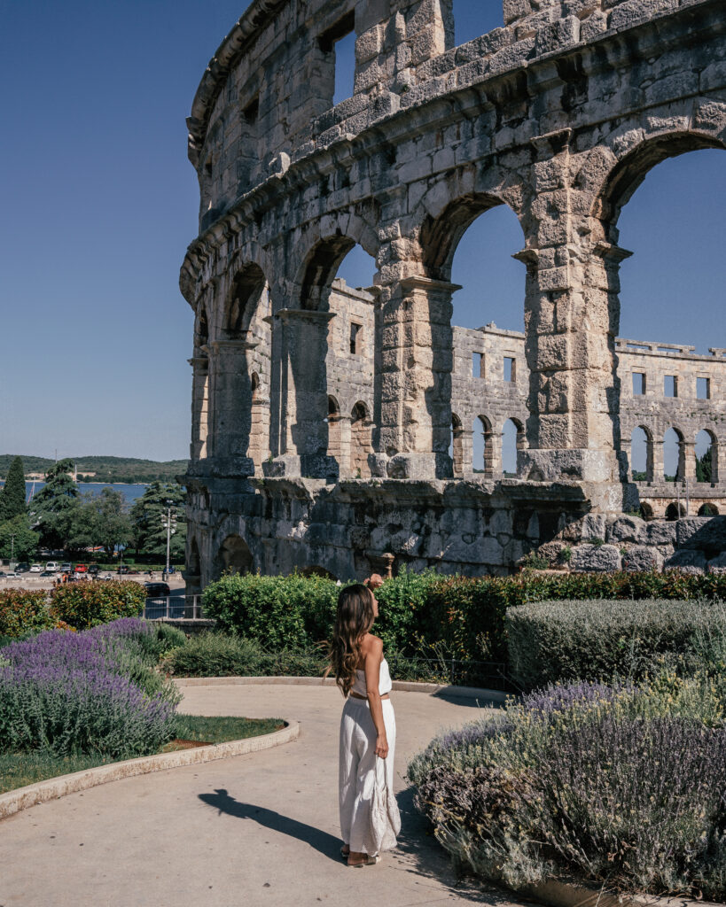 The ultimate seven day itinerary and travel guide for Istria Croatia including stops in Rovinj, Pula, Motovun, Hum, Bale, Grozjan, Brsec and Kamenjack National Park.