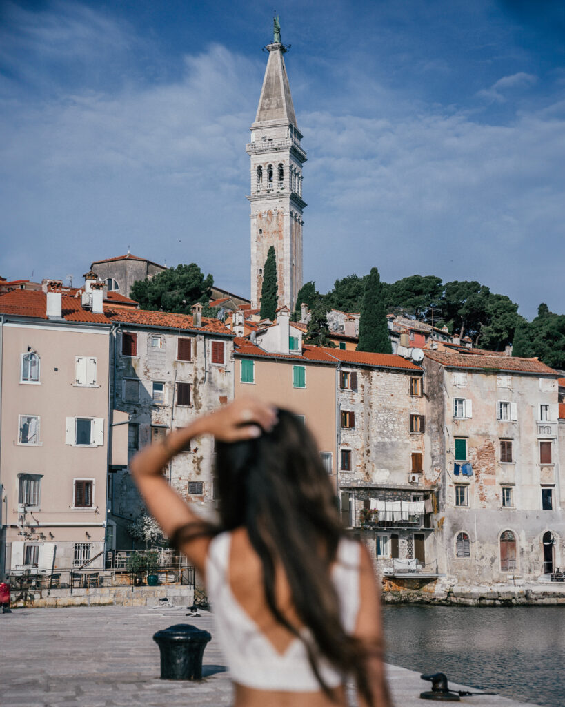 The ultimate travel guide to Rovinj, Croatia including the best places to visit, beaches, viewpoints, Istria day trips, hotels, cliff bars, restaurants and more.