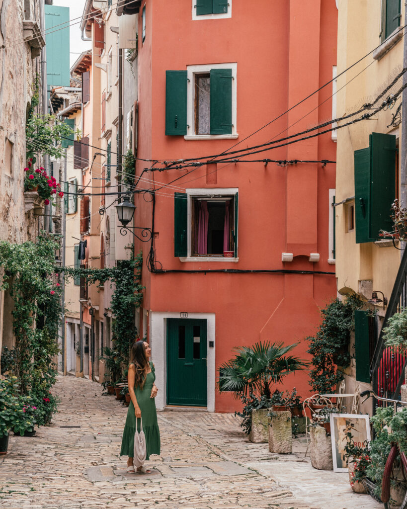 The ultimate seven day itinerary and travel guide for Istria Croatia including stops in Rovinj, Pula, Motovun, Hum, Bale, Grozjan, Brsec and Kamenjack National Park.