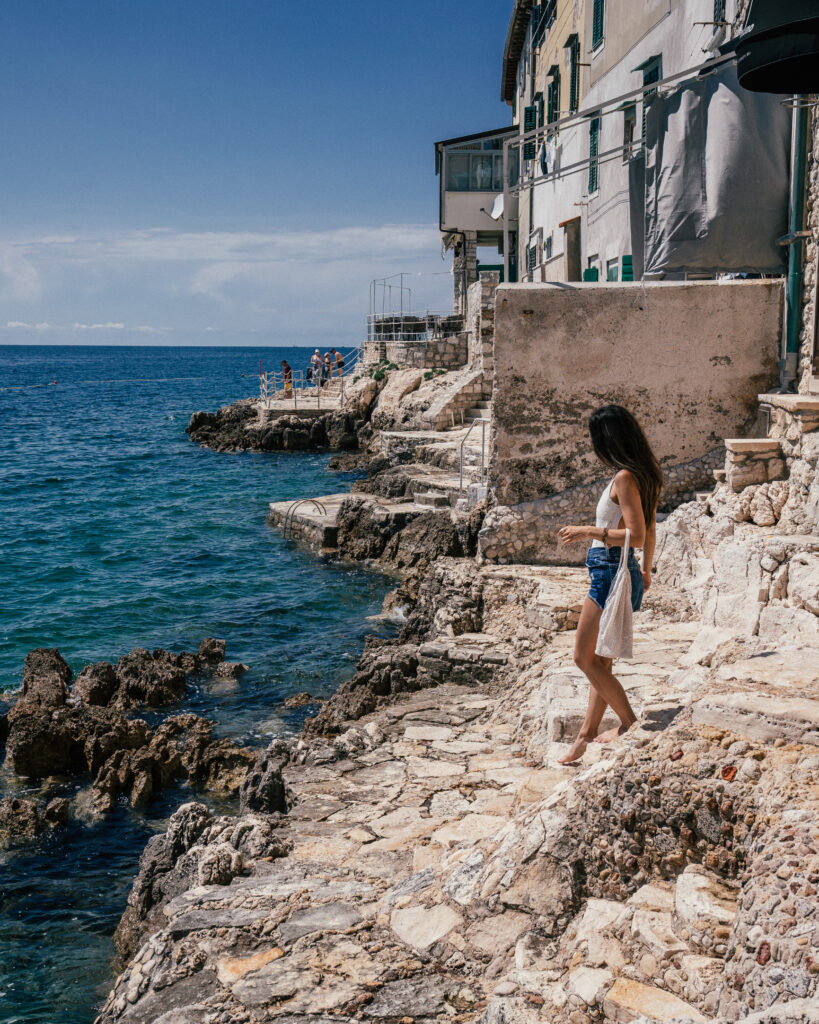 The ultimate travel guide to Rovinj, Croatia including the best places to visit, beaches, viewpoints, Istria day trips, hotels, cliff bars, restaurants and more.