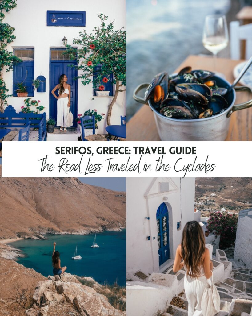 The ultimate guide to Serifos, Greece including the best places to visit, churches, beaches, hotels, villas, restaurants, bars and more.