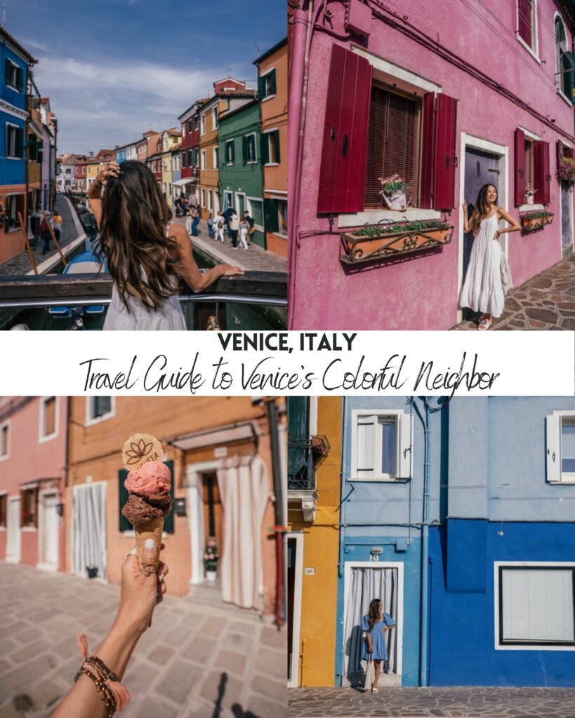A complete travel guide to Burano including places to visit, viewpoints, restaurants and travel tips for the best Venice day trip.