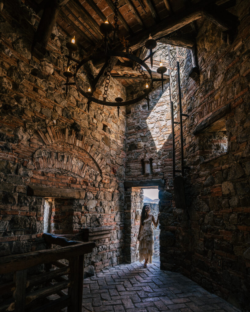 A complete guide to visiting Castillo di Amarossa, a Tuscan castle and winery in Napa Valley, California.