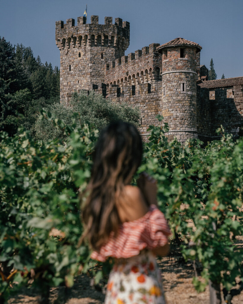 A complete guide to visiting Castillo di Amarossa, a Tuscan castle and winery in Napa Valley, California.