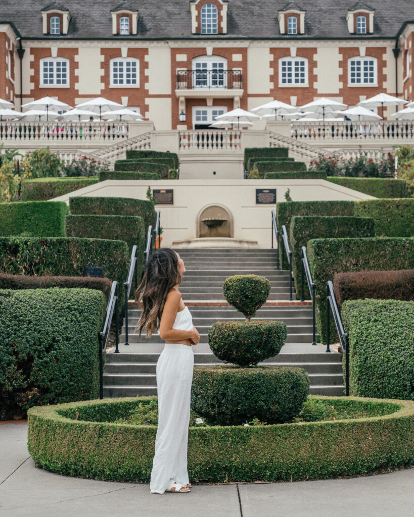 Travel guide to 10 wineries in Napa Valley and Sonoma County that look like Europe including Italy, France and Germany.
