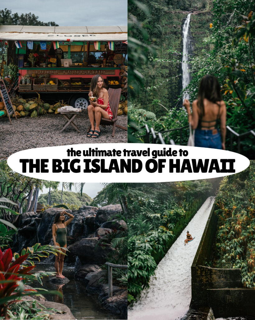 A complete guide to a week on the Big Island of Hawaii including the best beaches, waterfalls, hike, resorts, restaurants and more.