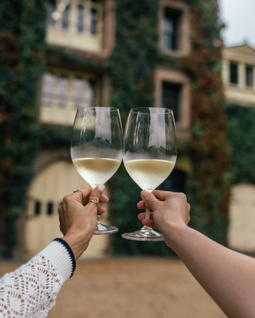 Travel guide to 10 wineries in Napa Valley and Sonoma County that look like Europe including Italy, France and Germany.