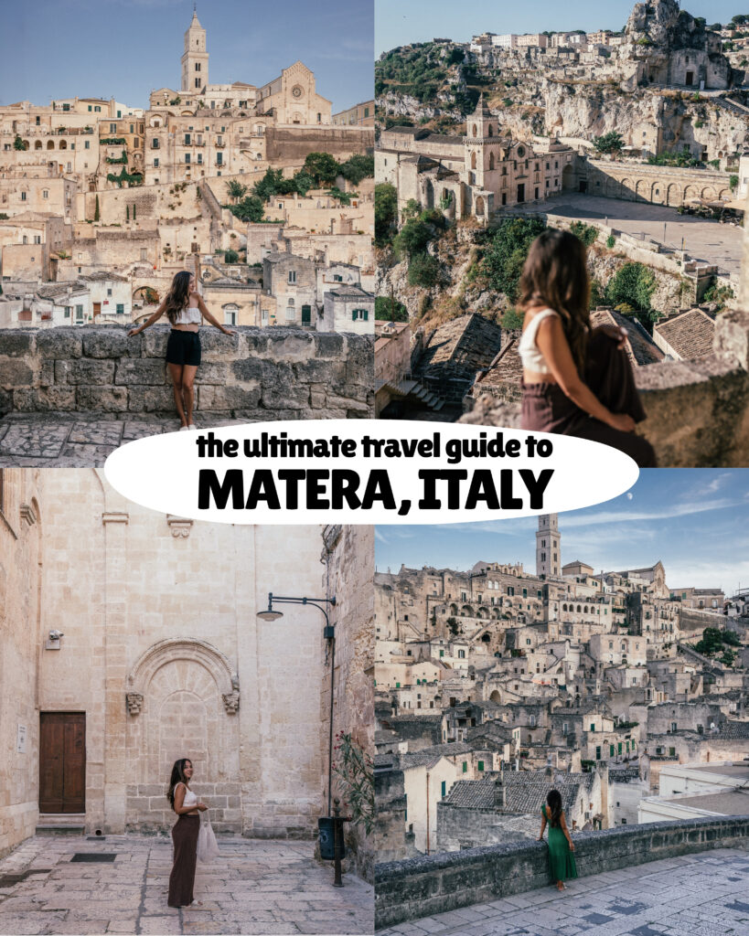 The ultimate travel guide to Matera, Italy including the best places to visit, viewpoints, photo locations, cave hotels, restaurants and more.