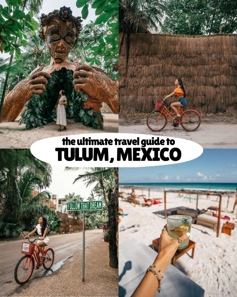 Travel guide to Tulum, Mexico including the best beaches, beach clubs, cenotes, hotels, restaurants, travel tips and more.