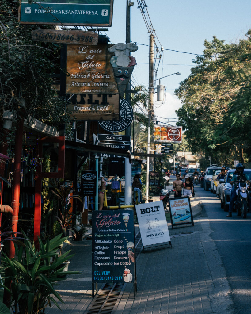 The ultimate travel guide to Santa Teresa, Costa Rica including the best things to do, surf spots, hikes, hotels, cafes, restaurants & more.